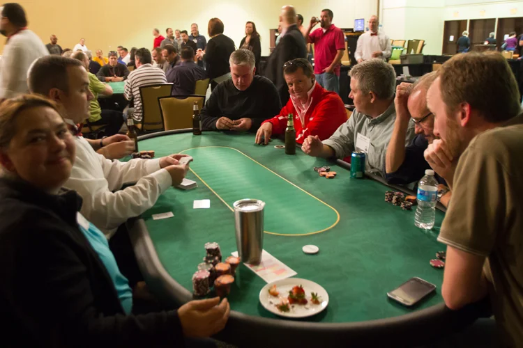 扑克锦标赛现场